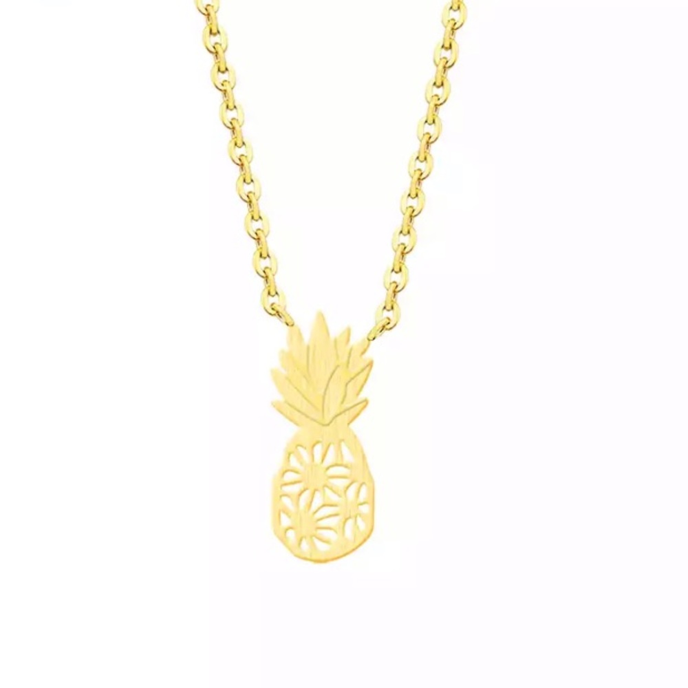 Dainty pineapple necklace